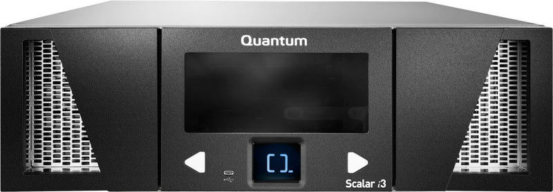 Quantum Scalar i3 Dual LTO-7 Tape Library 3U 25 licensed slots, Two IBM LTO-7 Tape Drive Modules, Half Height, 6Gb SAS Part