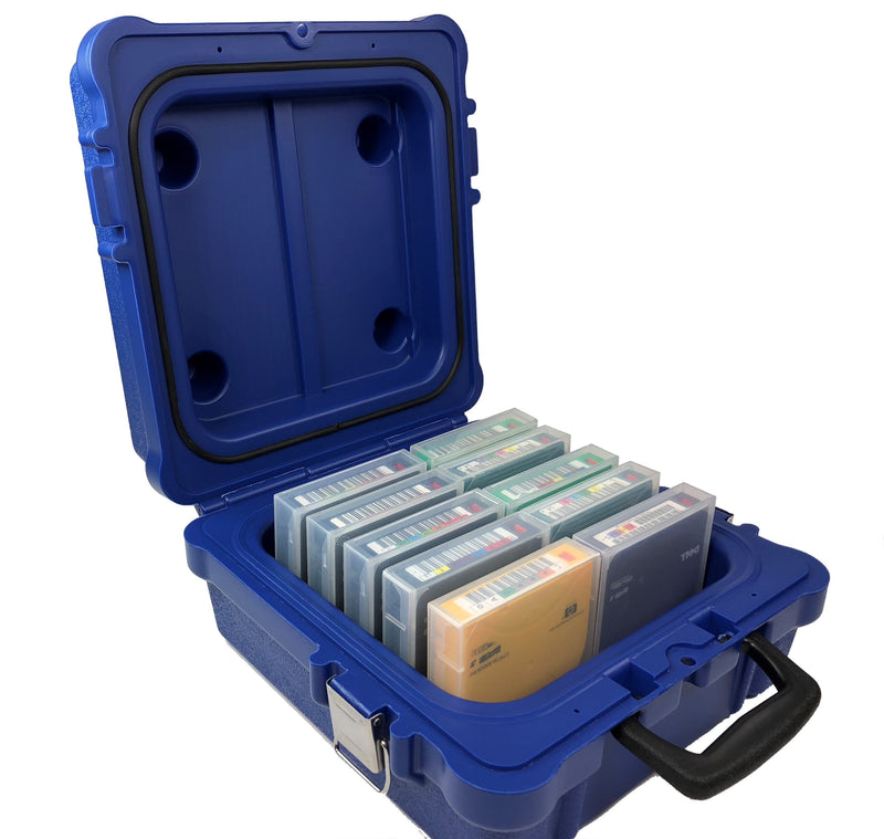 Turtle LTO Protective Case, 10 Capacity, Blue 01-679103